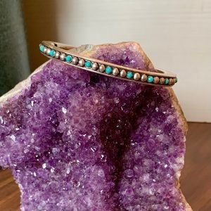 BRIGHTON | Silver Turquoise Bangle